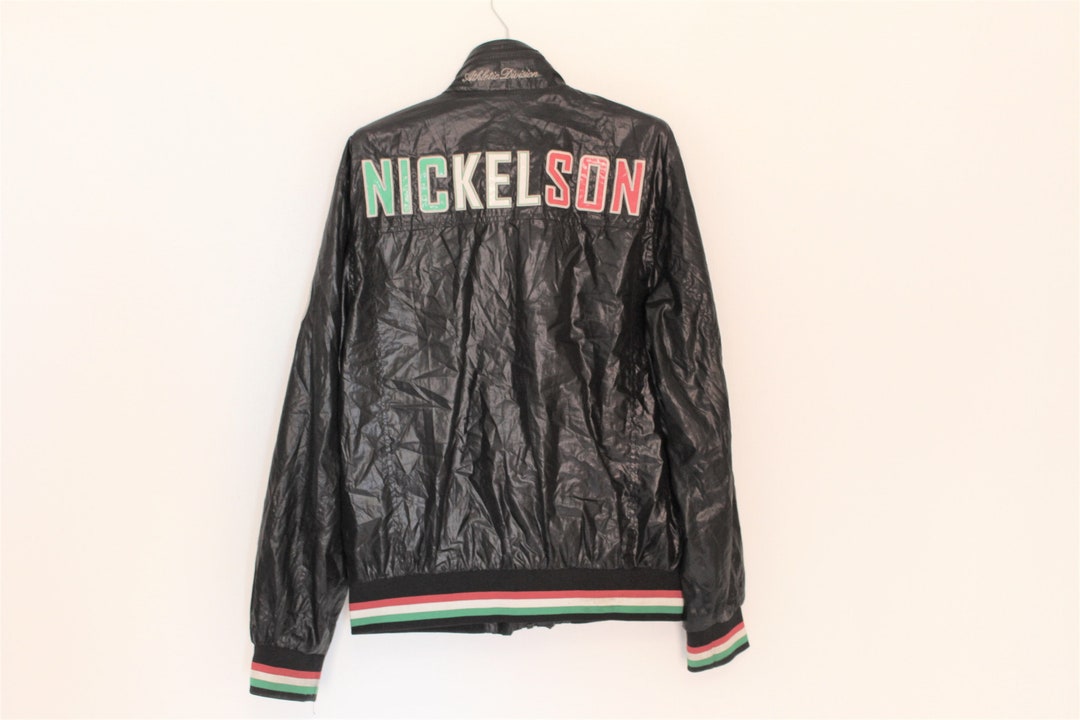 Embroidered Bomber Jacket NICKELSON Biker Racing Jacket Motorcycle Club Sports Vintage XL Large Size Etsy UK