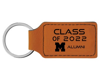 Graduation Key Chain Leatherette