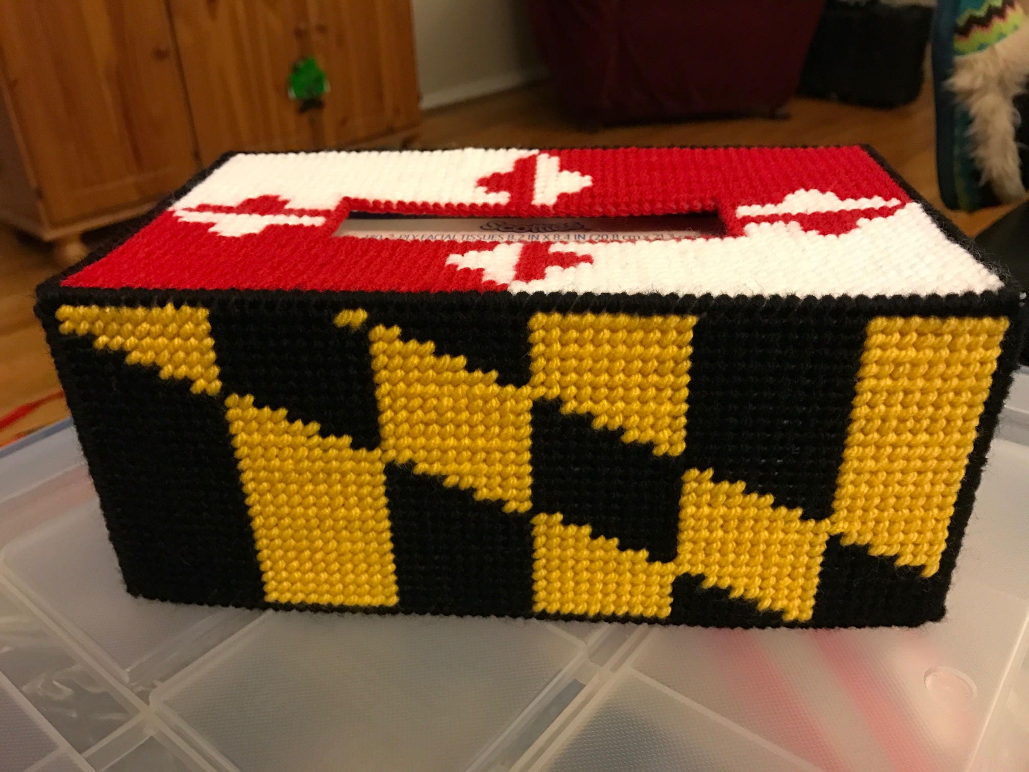 Maryland Flag Tissue Box