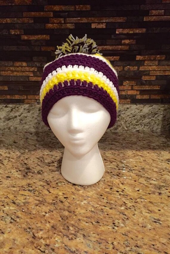 Crocheted Baltimore Ravens-minnesota Vikings-lsutigers, Handmade