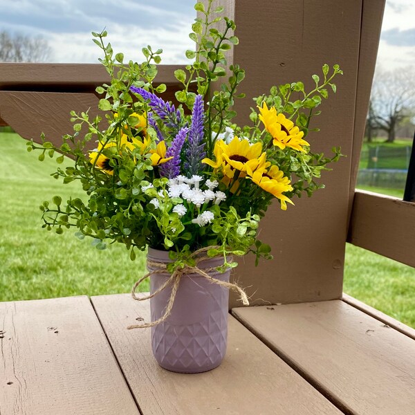 Sunflower Centerpiece Etsy