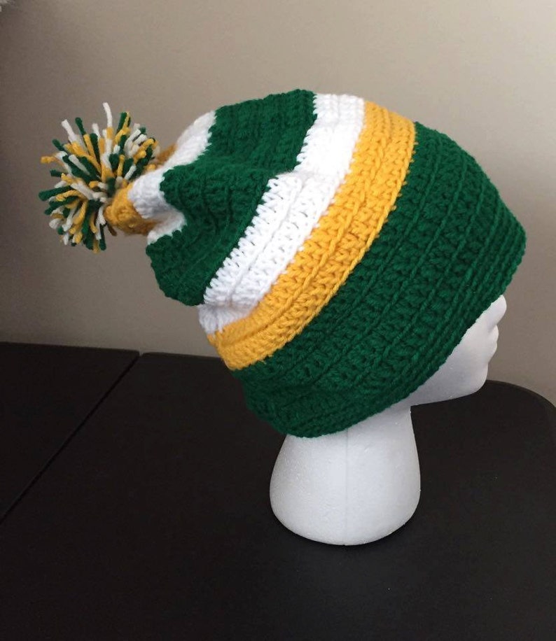 Crocheted Green Bay Packers Baylor Bears Oregon Ducks Alaska | Etsy