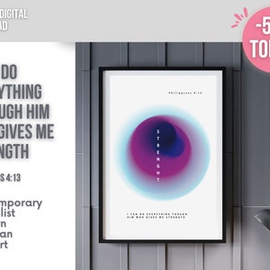 Christian Printable Wall Art, Christian Artwork, Christian Home Decor, Bible Verse Print, Bible Verse Art, Printable Christian Prints