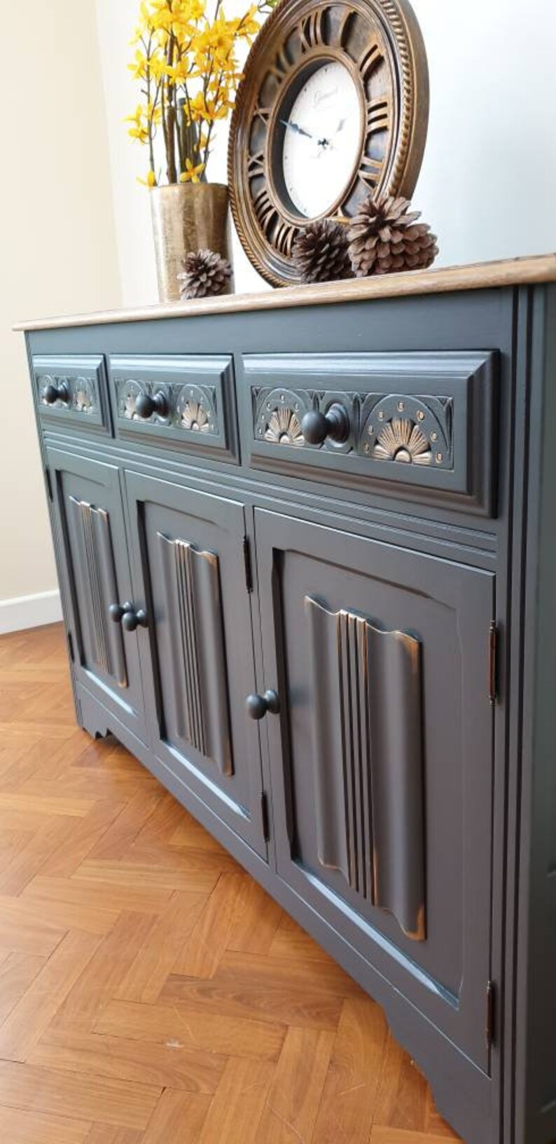 SOLD SOLDPainted Sideboard Old Charm Painted Dresser Etsy