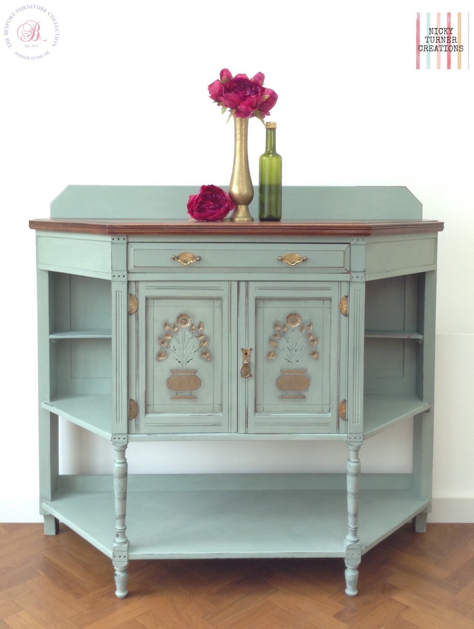 duck egg blue welsh dresser Magritte Dresser - Robin Egg Blue main image 0
