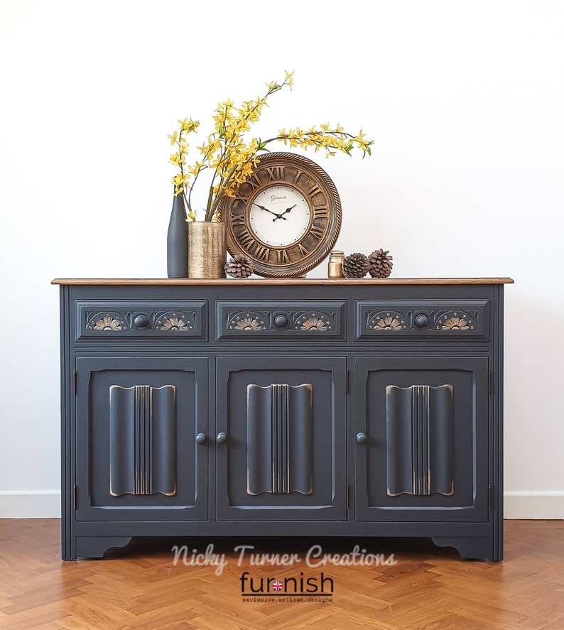 SOLD Soldpainted Sideboard Old Charm Painted Dresser Etsy UK