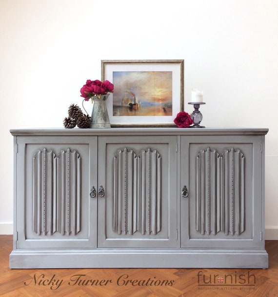 Sold Sold Grey Painted Sideboard Painted Dresser Painted Etsy