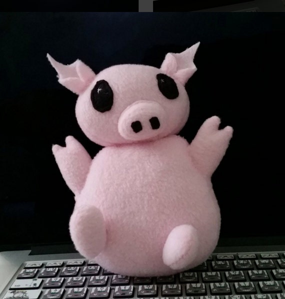 kawaii pig plush
