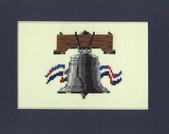 CHART of The Liberty Bell  in counted cross stitch
