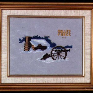 KIT of Valley Forge In Winter  incounted cross stitch