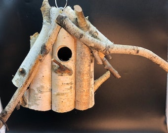 Birdhouse, Birch Birdhouse