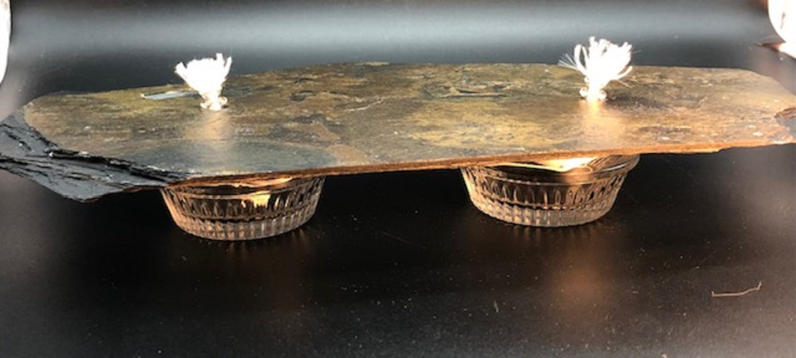 Oil Candle Rock Oil Candle Rustic Oil Candle Etsy