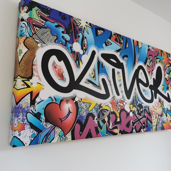 Graffiti Wall Art Etsy UK
