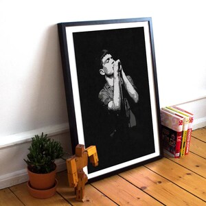 IAN CURTIS - Joy Division - Print on Satin Photo Paper - Unframed ...