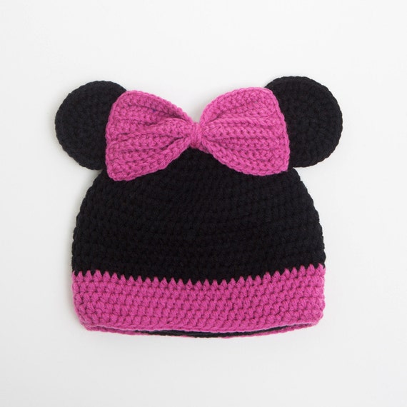 minnie mouse beanie hat