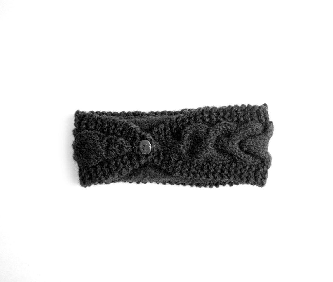 Cable Headband Etsy