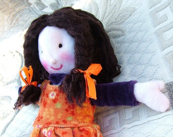 Christie tomar con muñeca - esperando la primavera - ragdoll hecho con corazón - envío GRATIS