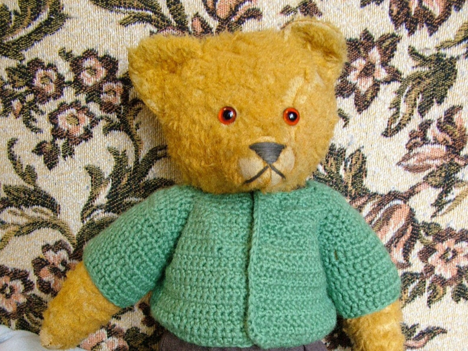 David Old Teddy Bear Repaired Etsy