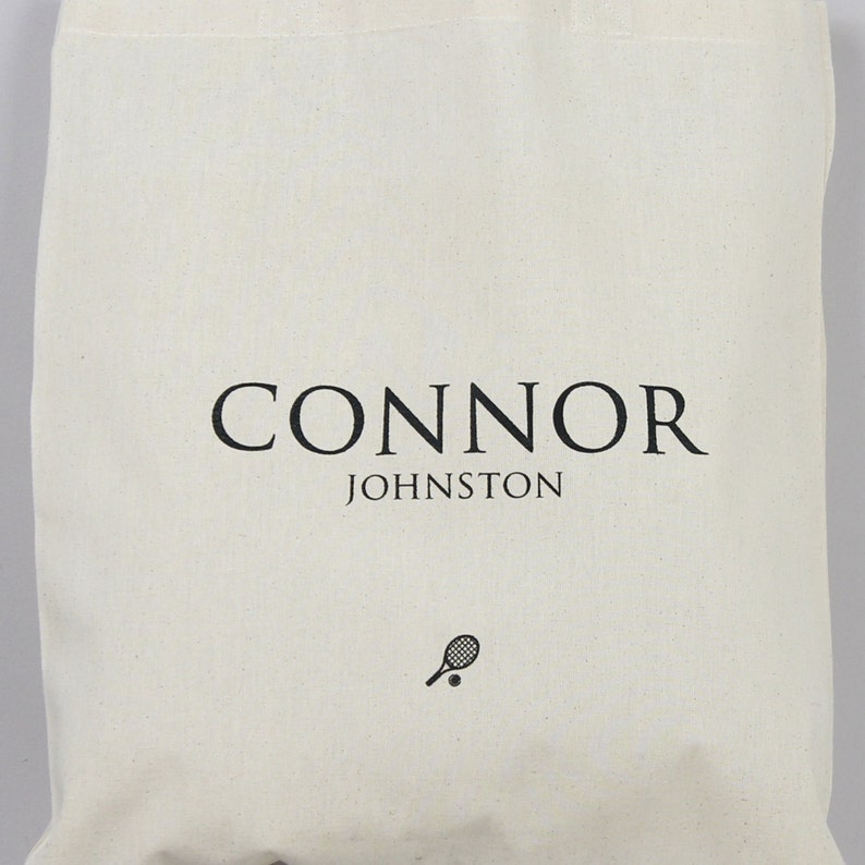 ON SALE Tennis tote bag tennis player personalised shopping bag