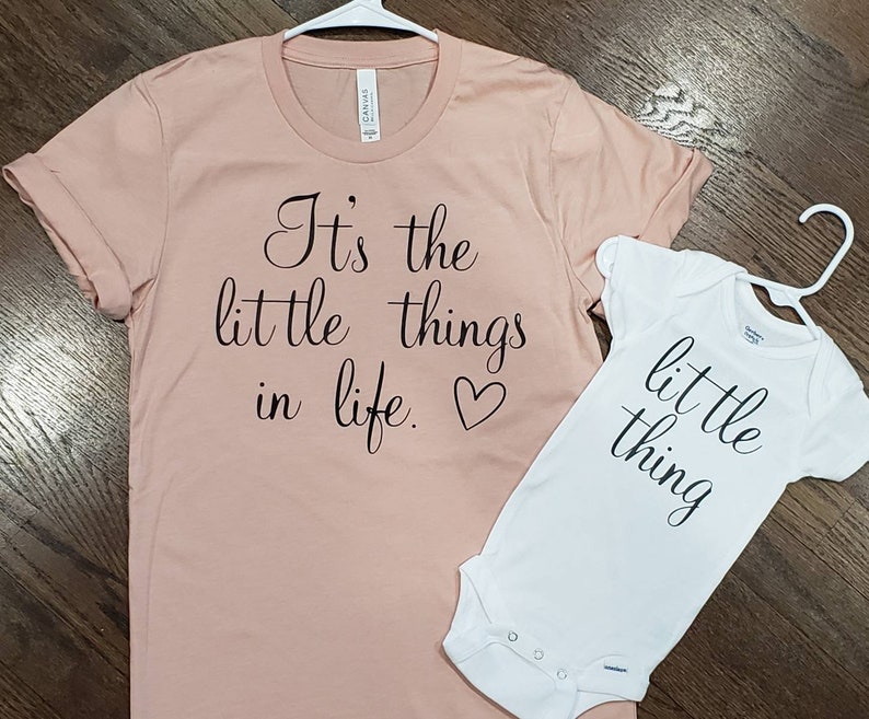 mini mommy and me matching Mama marching family shirts It/'s the little things Mommy and Me matching shirt set