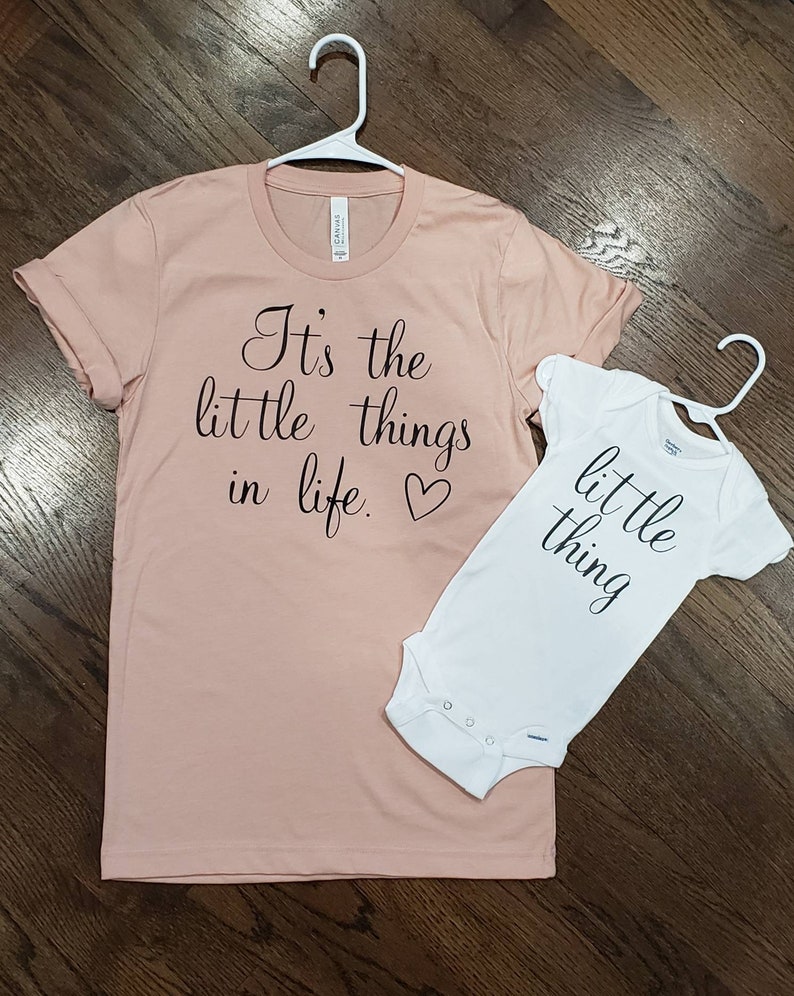 mini mommy and me matching Mama marching family shirts It/'s the little things Mommy and Me matching shirt set