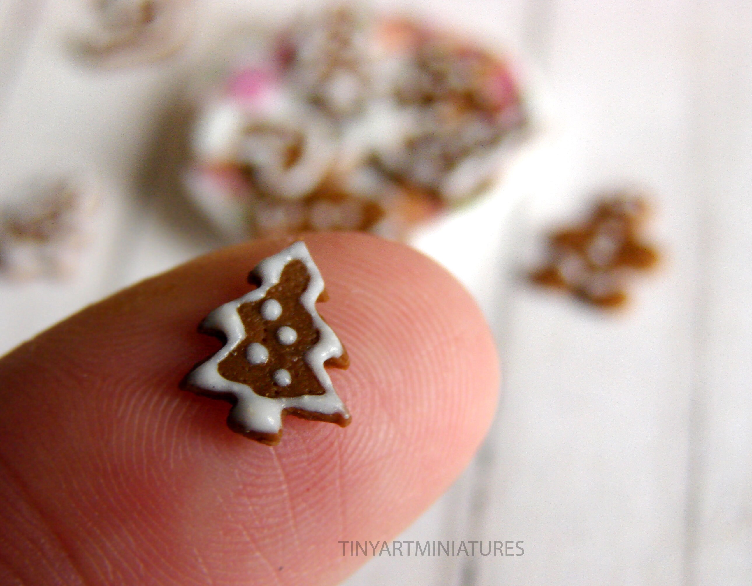 Christmas Miniature Gingerbread Man, Rudolf Cookies for Dollhouse - Etsy