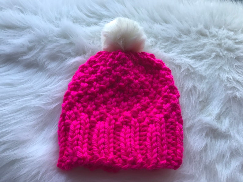 Kristen Hat Knit Pattern, winter hat, warm beanie, crochet pattern, beginner prochet image 1