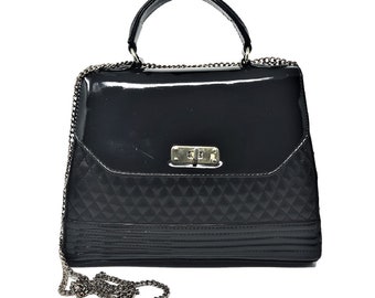 Chanel Turnlock Etsy - black chanel purse roblox