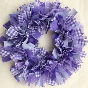 BENUTZERDEFINIERTE RAG Kranz: jede Farbe / Thema! Perfekte Dekoration / Ostern / Kinderzimmer / Hochzeit ~ auf Bestellung zubereitet und mit Liebe gemacht