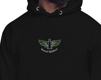 Sudadera con capucha bordada Buzzed Lightbeer