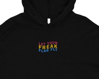 Freak Flag (Pan) sudadera con capucha bordada