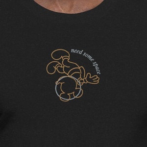 Need Some Space embroidered t-shirt