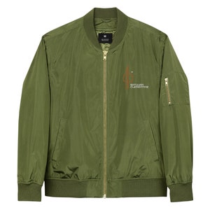 Batuuan Clementine CSL Logo embroidered bomber jacket