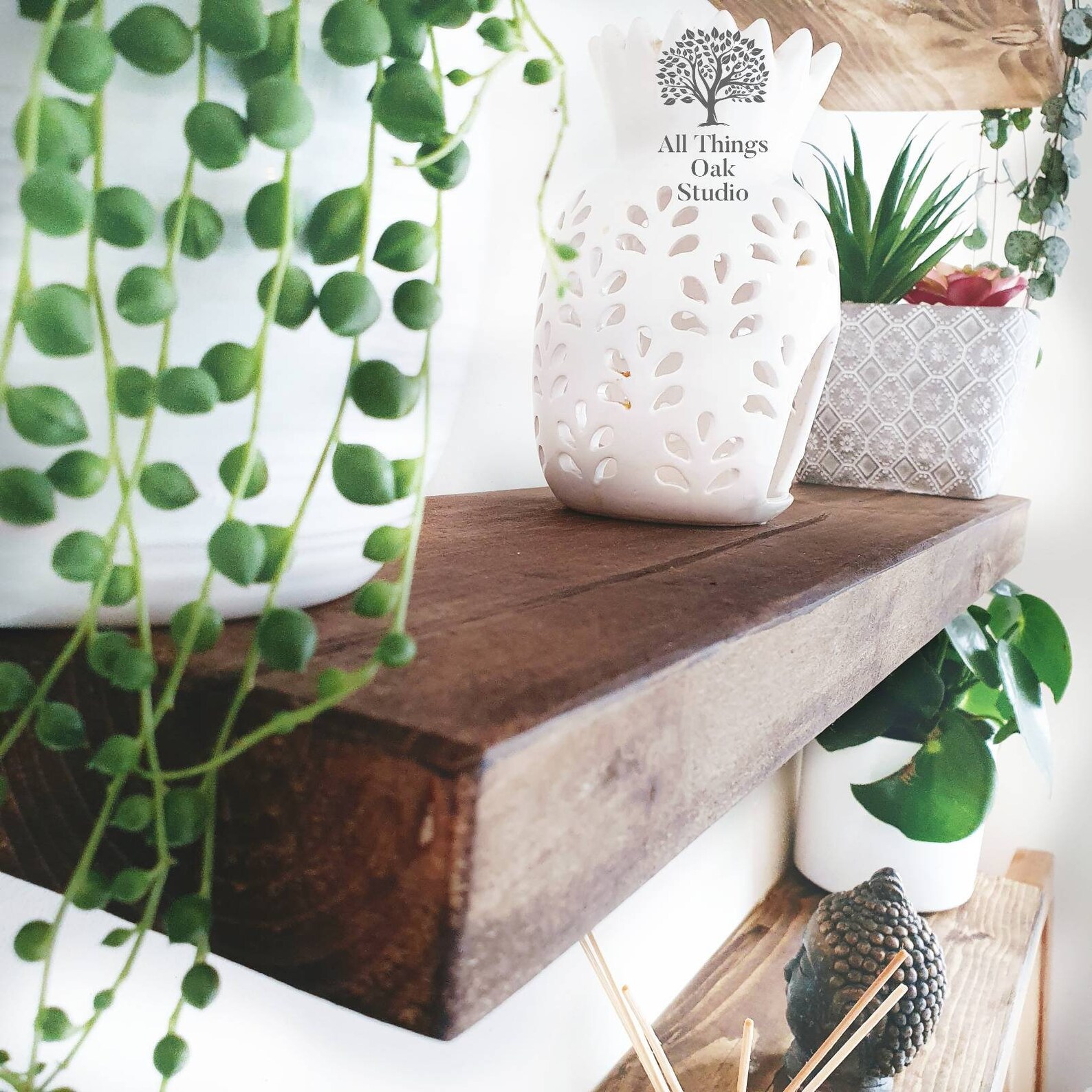 Pine Wooden Chunky Spruce Floating Shelves / Shelf 17cm Wide X Etsy UK