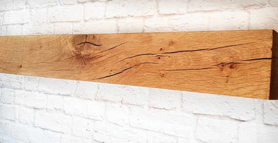 10cm X 15cm Solid Oak Wooden Fireplace Beam Mantel Shelf Etsy