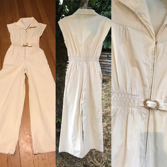 Flag Zipfront Jumpsuit