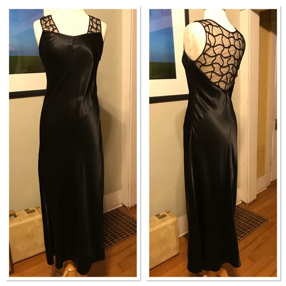 sexy 90s dress Spaghetti Straps 90S Green Prom Dress Vintage Green Party Dress US6 / Green main image 1