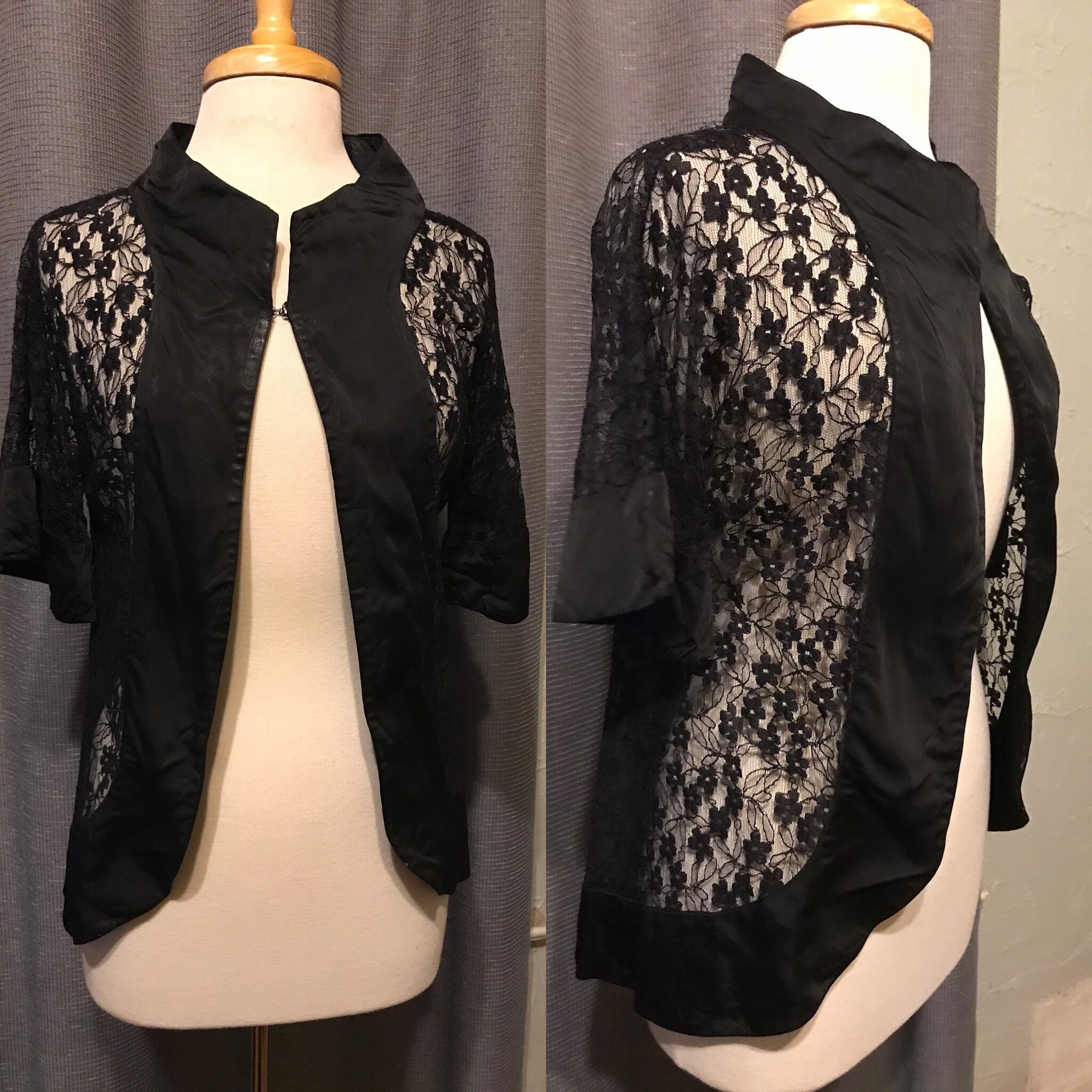lace overlay jacket