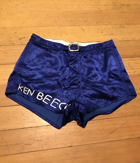 AMAZING 40s Men's Satin Boxing/Wrestling Gym Short