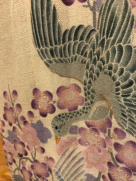 Mid-Century Japanese Kimono Robe done in gorgeous… - image 6