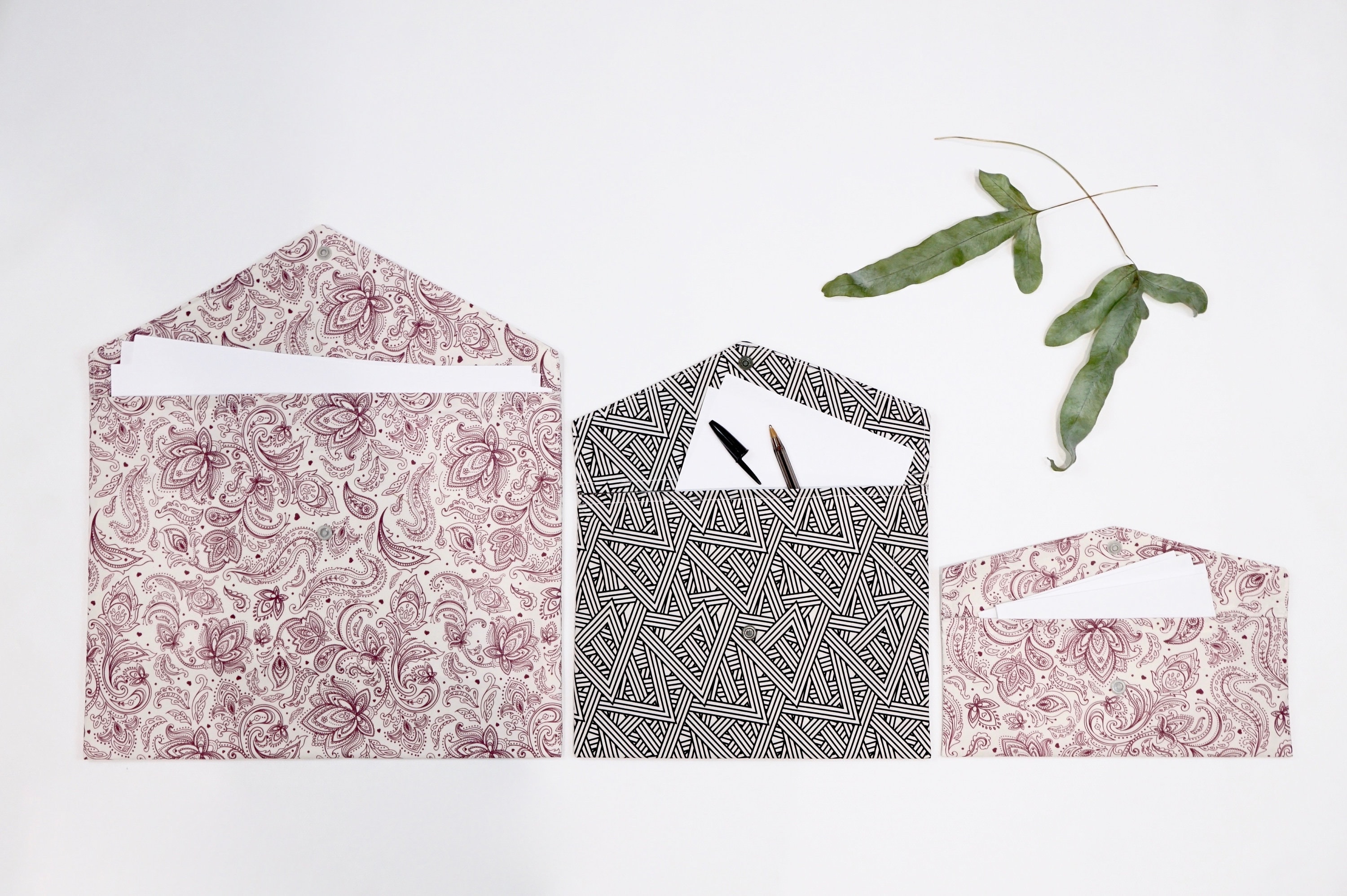 Folder Sewing Pattern Download With Video Instruction | 3 Sizes | A4,a5 ...