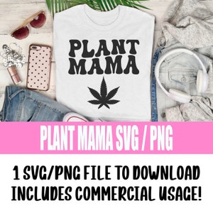 Stoner Pflanze Mama SVG PNG digitaler Download, Retro Mom Kiffer SVG Clipart, Mom Stoner Png, Weed Mom Png, Marihuana Mom svg, Muttertag