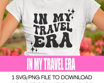 In My Travel Era SVG / File di taglio divertente Swiftie (download digitale)