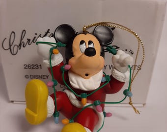 Nowość Disney Myszka Miki z lampkami choinkowymi Magiczna ozdoba świąteczna 26231 101