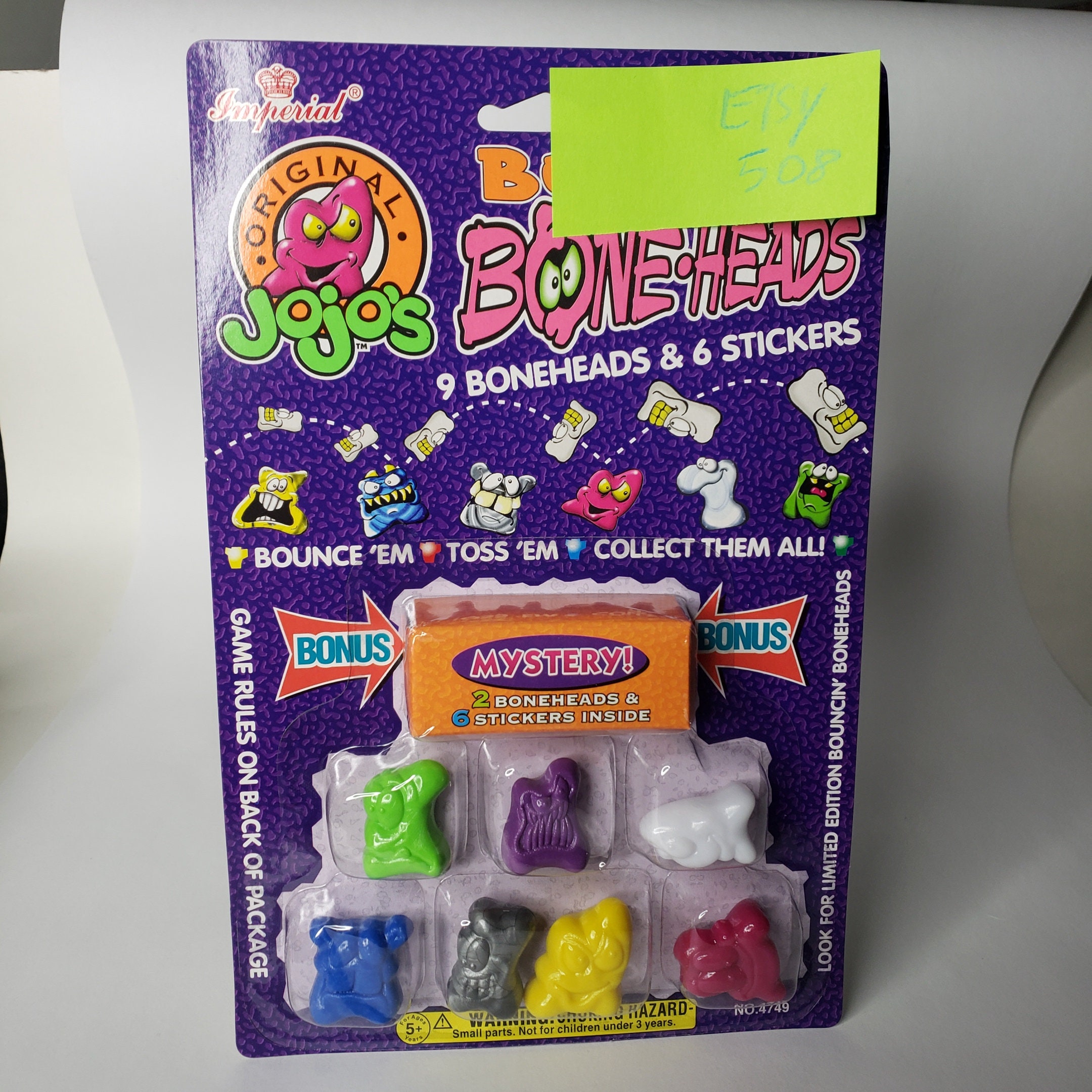 Nouveau, New Vintage RETRO 1999 90s Imperial Toys, Jojos Bouncin