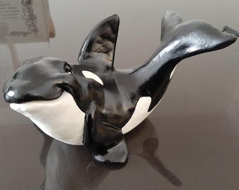 シーワールド ぬいぐるみ シャチ シャチ 長さ15インチ ぬいぐるみ