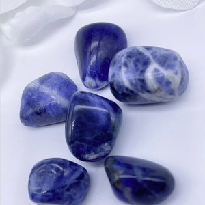 Sodalite small tumbled stone
