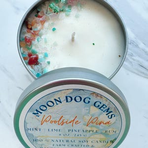 Poolside Pina Soy Candle | Scented Candles | Outdoor Summer Candle | Housewarming gift | Gift for her