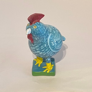 Mexican Painted Gourd Folkart Rooster