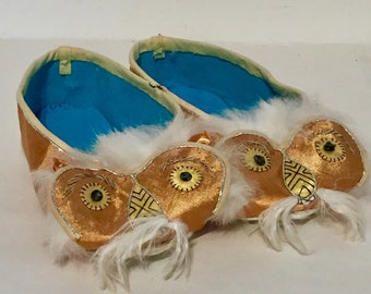 Taiwanese Silk Kitty Cat Slippers - Shoes #4